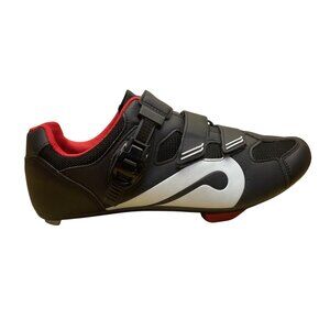 Peloton Men’s Black & Red Ratchet Closure Strap Cycling Cleats Shoes Size 45